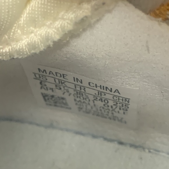 Adidas Rivalry RM White Mustard Sneakers Size 6 - Picture 9 of 9